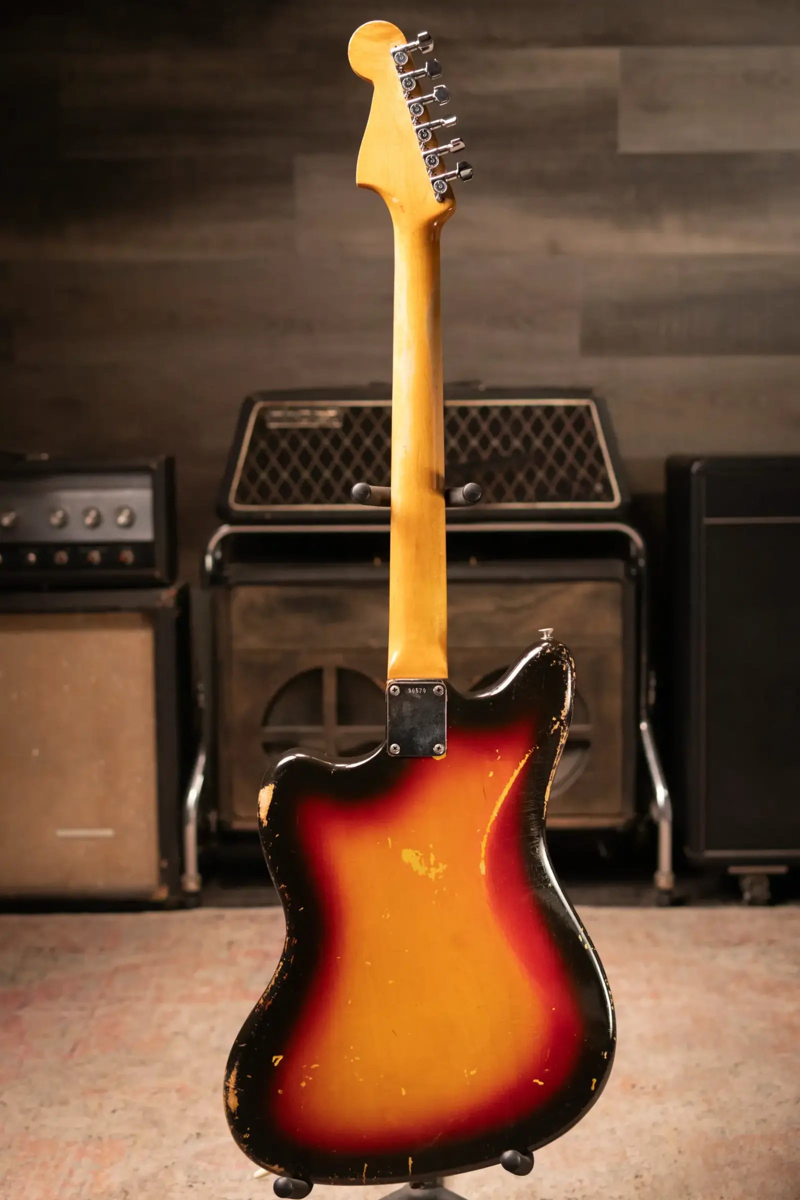 Fender Vintage 1962 Jazzmaster Electric Guitar - 3-Tone Sunburst with Hardshell Case - Used