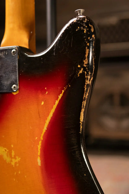 Fender Vintage 1962 Jazzmaster Electric Guitar - 3-Tone Sunburst with Hardshell Case - Used