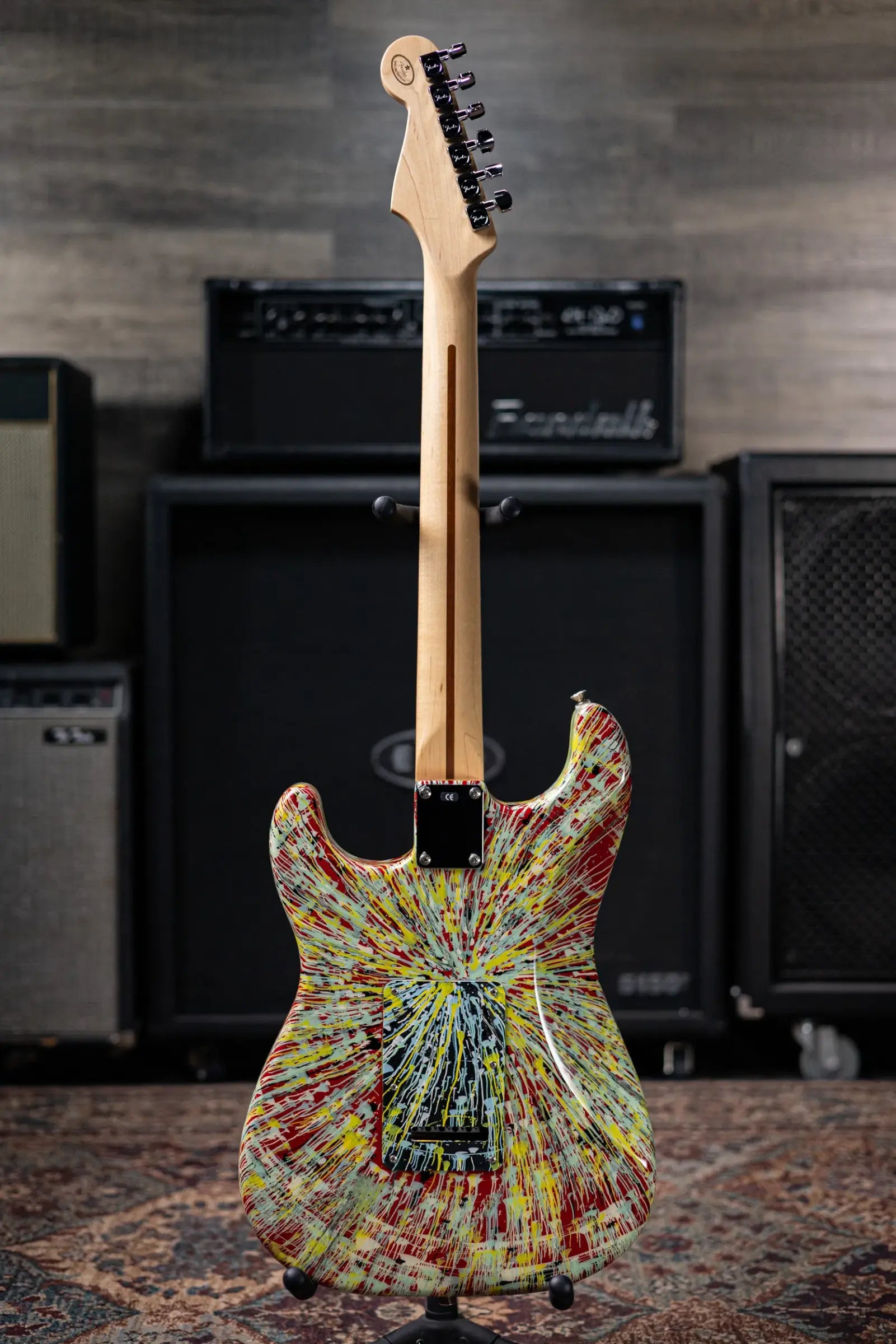 2003 Fender Special Edition Splatter Stratocaster Electric Guitar - Dakota Red with Gig Bag - Used