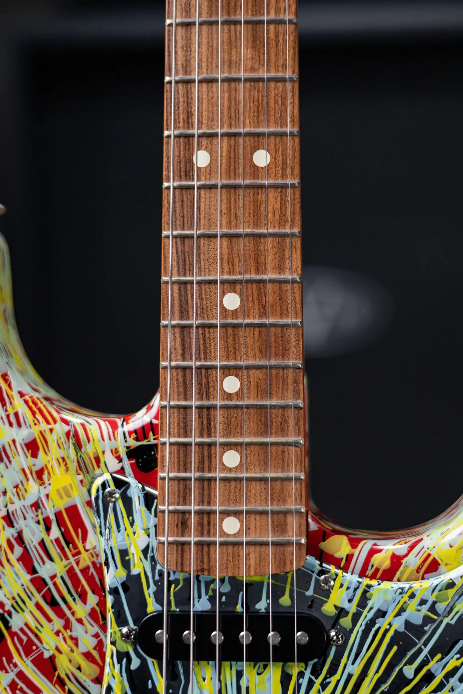 2003 Fender Special Edition Splatter Stratocaster Electric Guitar - Dakota Red with Gig Bag - Used