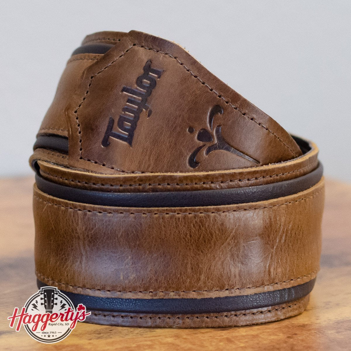 Taylor Fountain Strap Leather 2.5" Weathered Brown