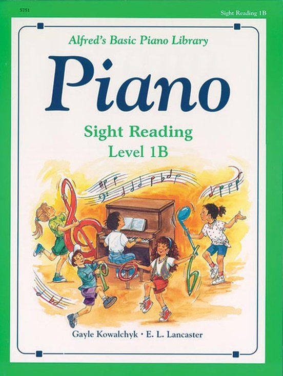 Alfred's Basic Piano Library: Level 1B - Sight Reading Book Alfred Publishing