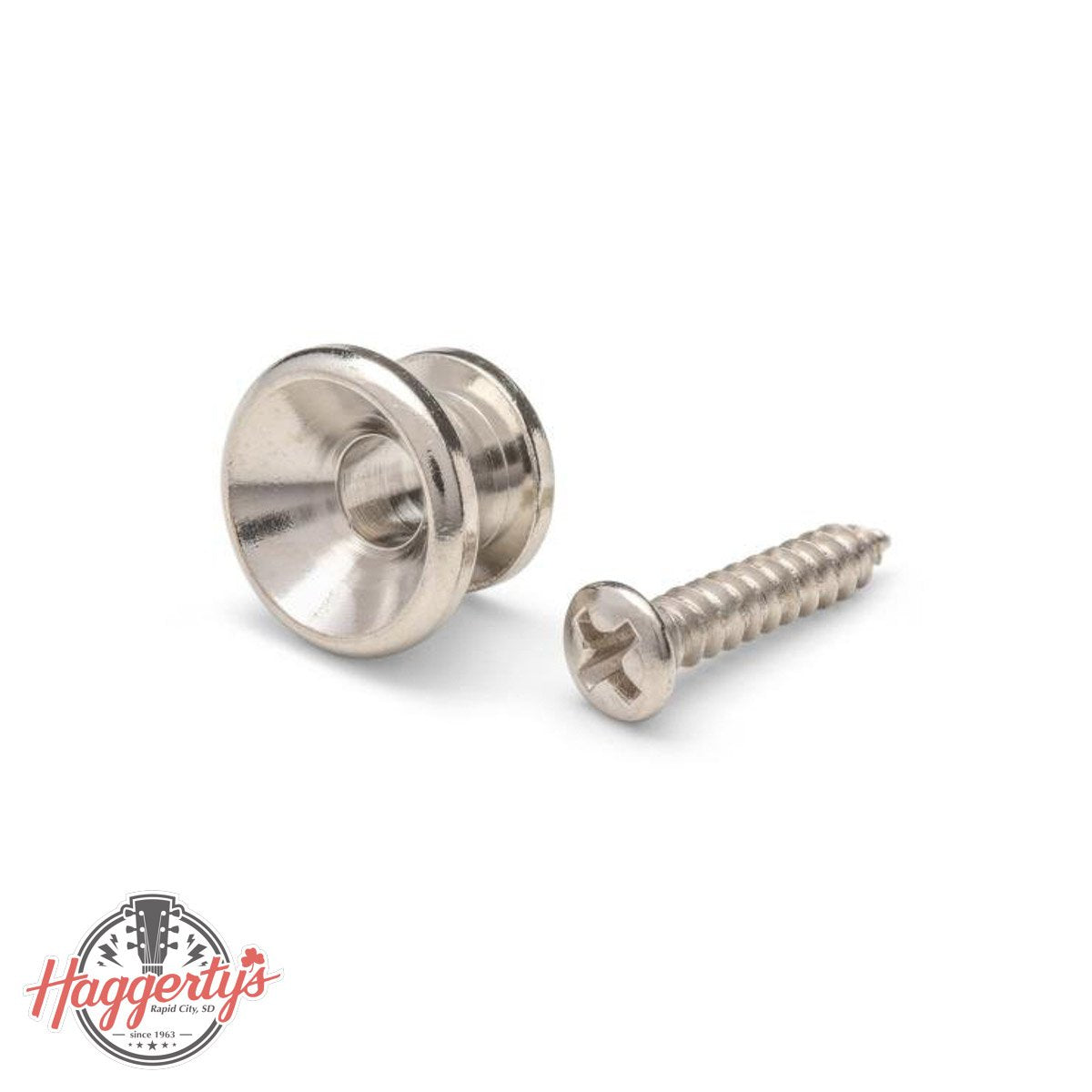 Taylor Strap Button & Screw Nickel