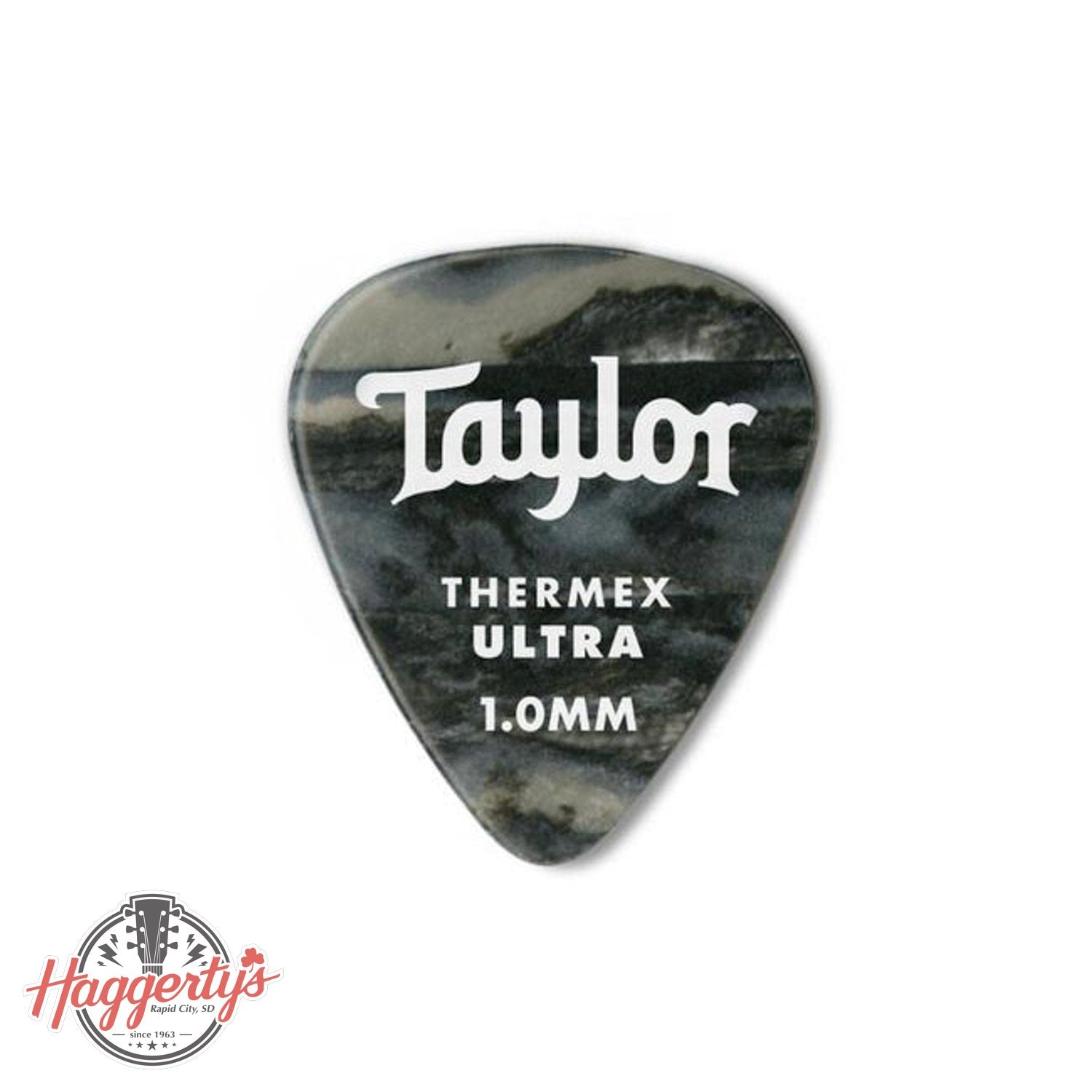 Taylor Premium Darktone 351 Thermex Ultra Picks Black Onyx 1.50mm 6-Pack