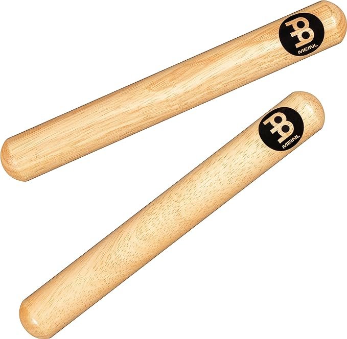 Meinl Percussion Wood Claves Classic Solid Hardwood