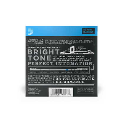 D'Addario EXL157 Electric Guitar Strings Baritone 14-68