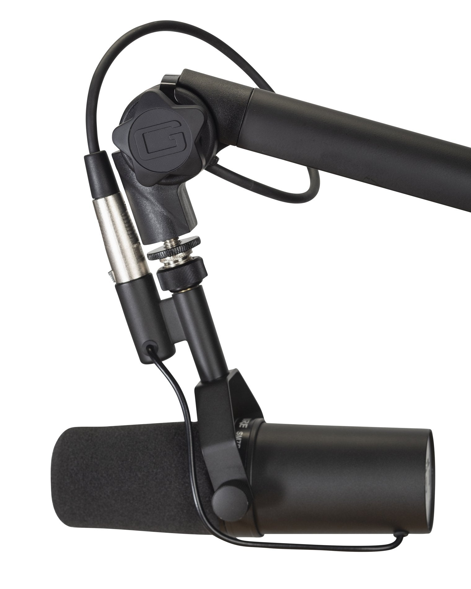 Gator Frameworks GFWMICBCBM3000 Deluxe Desk-mounted Broadcast Microphone Boom Arm