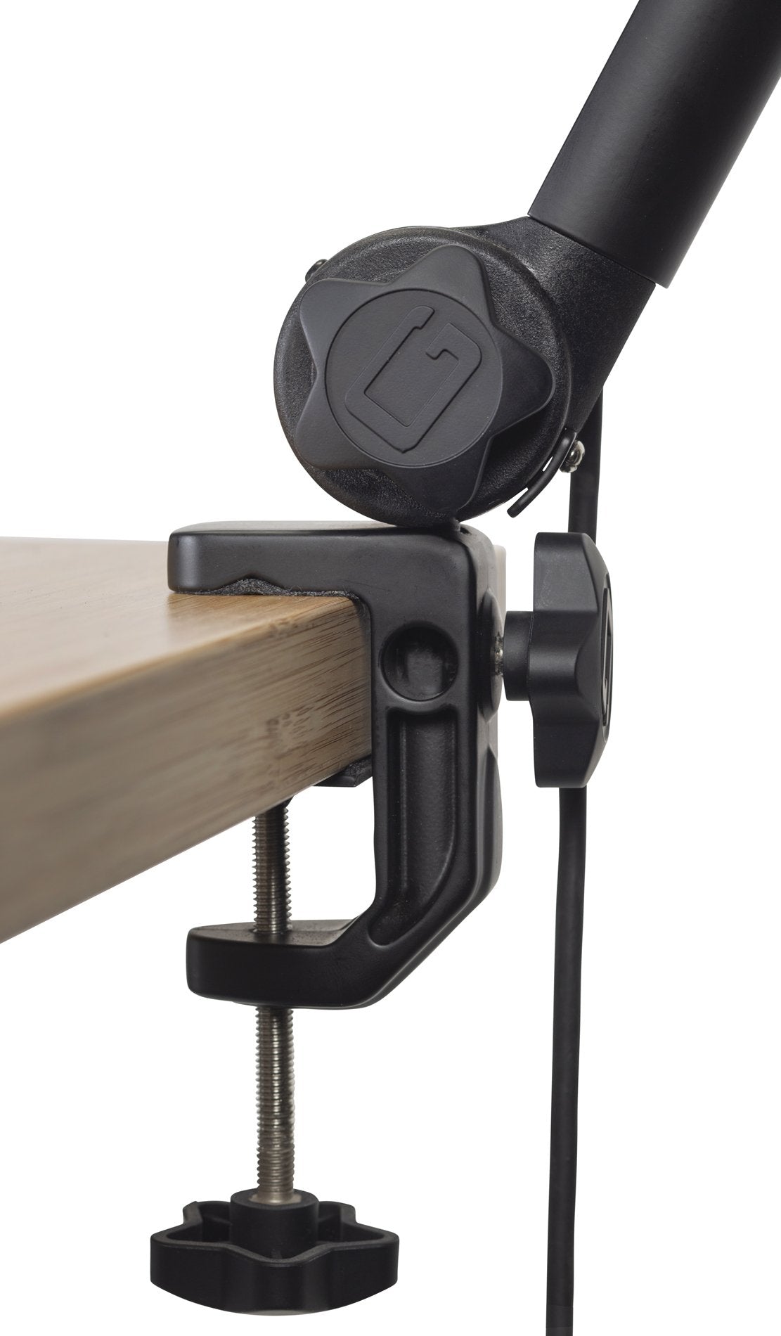 Gator Frameworks GFWMICBCBM3000 Deluxe Desk-mounted Broadcast Microphone Boom Arm