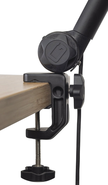 Gator Frameworks GFWMICBCBM3000 Deluxe Desk-mounted Broadcast Microphone Boom Arm
