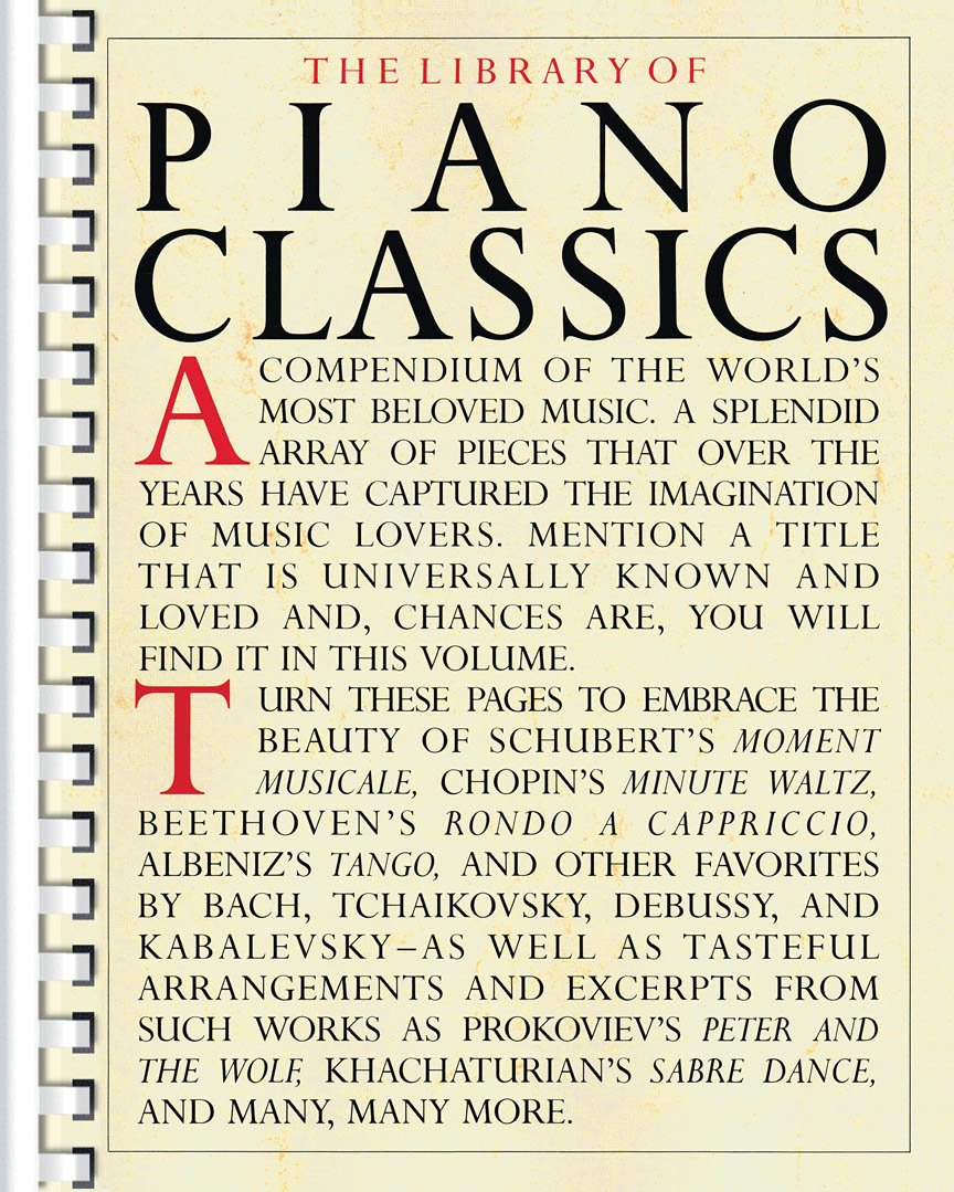 The Library of Piano Classics Hal Leonard Publishing