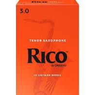 Rico Tenor Saxophone Reeds Strength 3 10 Box