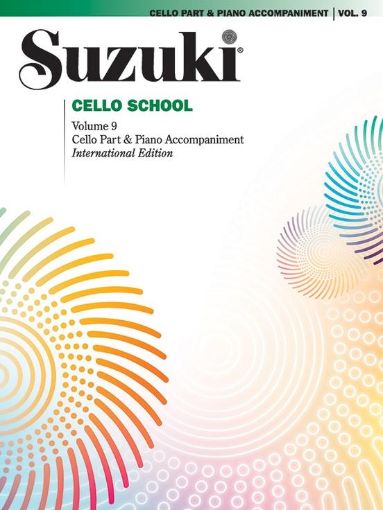 Suzuki Cello School Vol. 9 Book - Cello & Piano Accompaniment Alfred Publishing