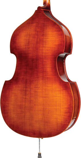 Howard Core A41 1/2 Flamed Maple Bass Outfit with Height-adjusting Wheels, Padded Cover & Bow Brand New