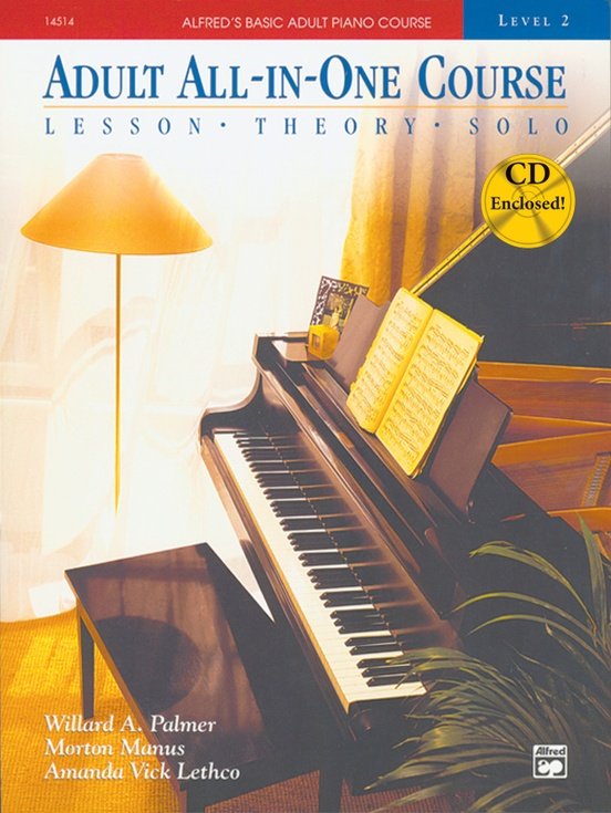 Alfred's Basic Adult Piano Course All-In-One Level 2 with CD Alfred Publishing