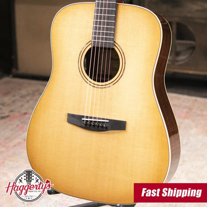 Alvarez LD70e Laureate Dreadnought Acoustic/Electric Guitar - Daybreak with Softshell Case - Demo