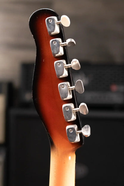 Ampeg Burns Split Sound Electric Guitar Sunburst with Ampeg Tolex Case - Used