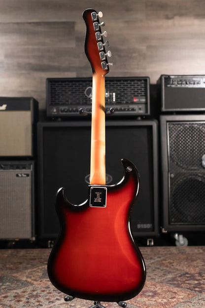 Ampeg Burns Split Sound Electric Guitar Sunburst with Ampeg Tolex Case - Used