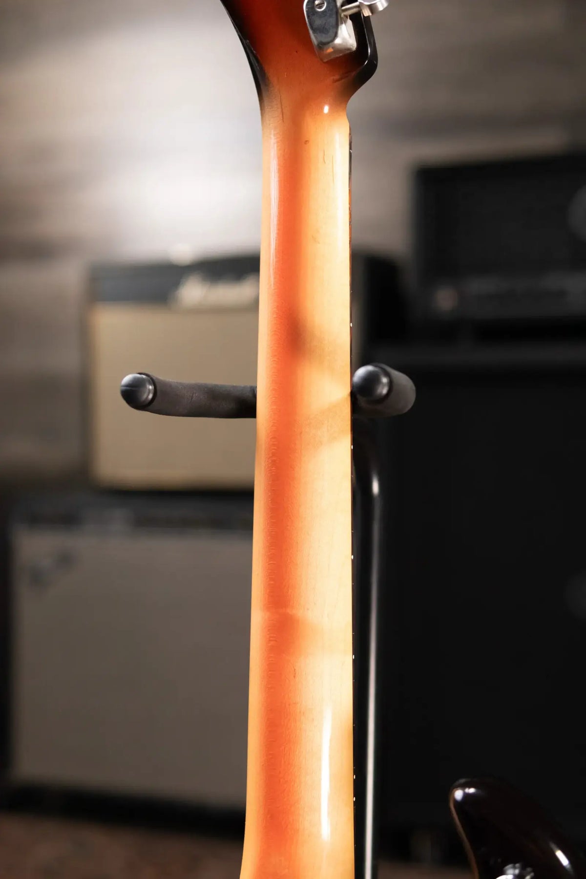 Ampeg Burns Split Sound Electric Guitar Sunburst with Ampeg Tolex Case - Used