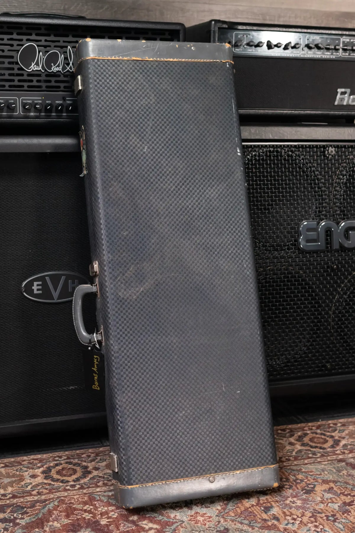 Ampeg Burns Split Sound Electric Guitar Sunburst with Ampeg Tolex Case - Used