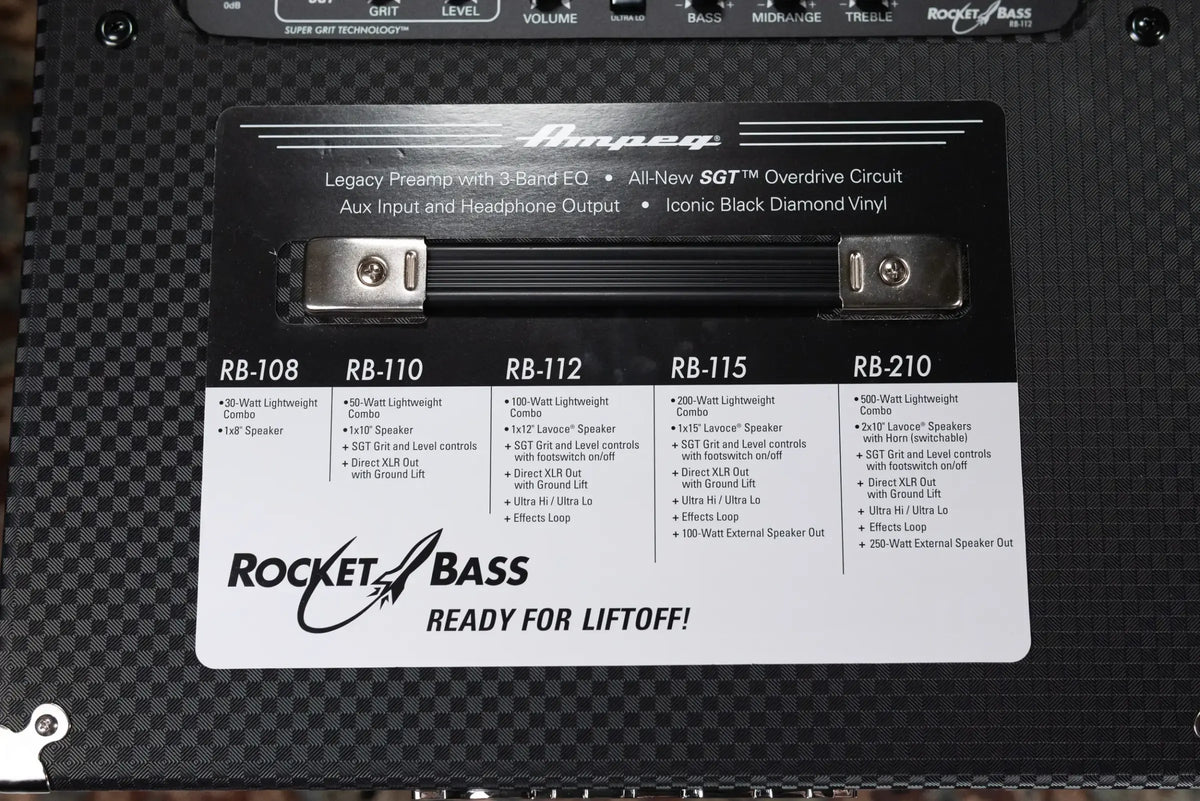 Ampeg Rocket Bass RB-112 Combo Bass Amplifier