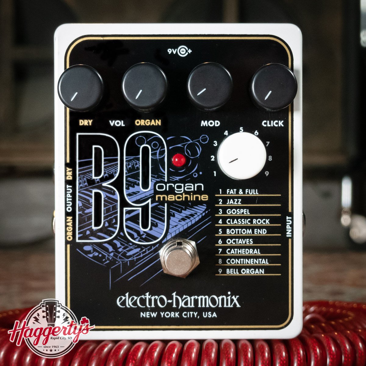 Electro-Harmonix B9 Organ Machine Guitar Effects Pedal - Floor Model