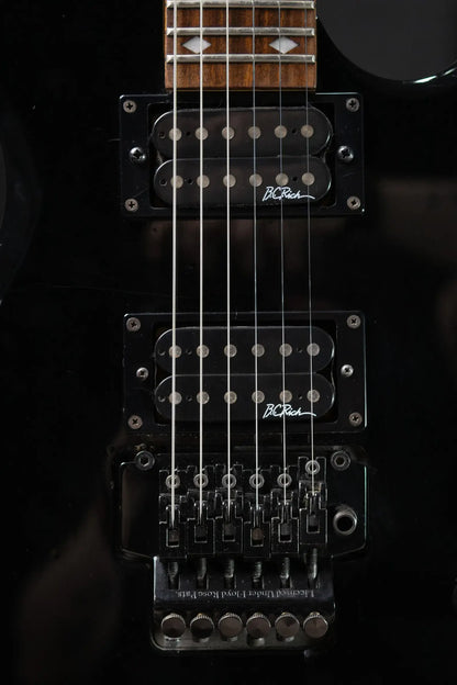 B.C. Rich Warlock Electric Guitar - Ebony with Hardshell Case - Used