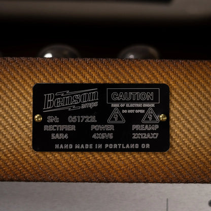 Benson Amps Chimera 30w Guitar Amplifier - Head and 18x34" Cabinet in Bourbon Burst - Used