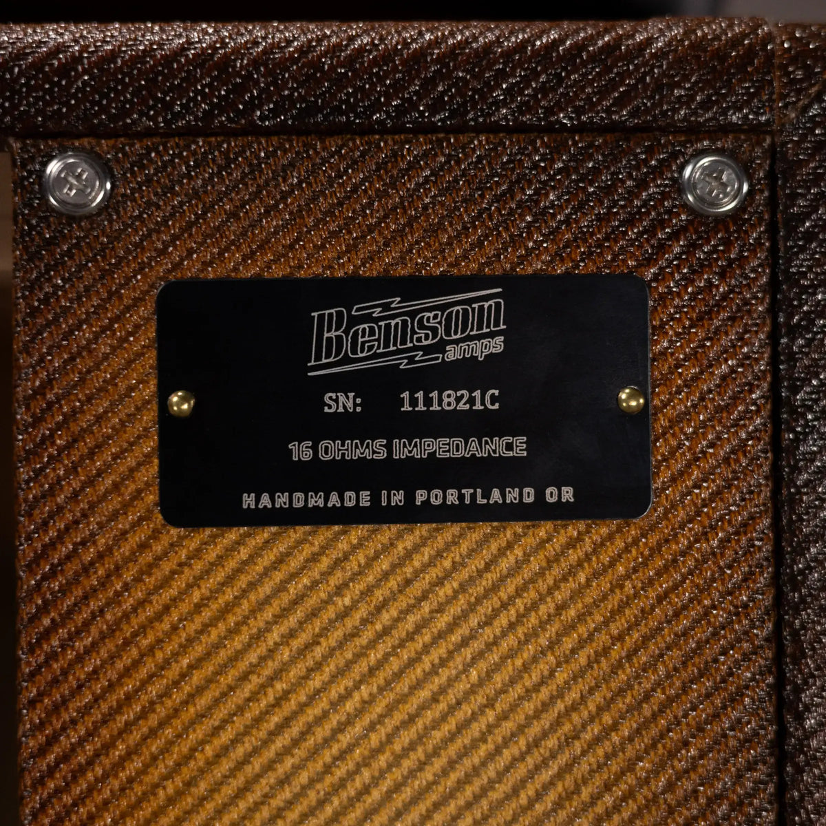 Benson Amps Chimera 30w Guitar Amplifier - Head and 18x34" Cabinet in Bourbon Burst - Used