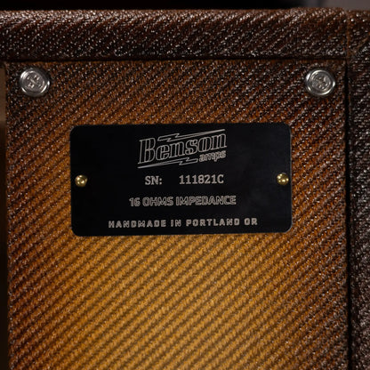 Benson Amps Chimera 30w Guitar Amplifier - Head and 18x34" Cabinet in Bourbon Burst - Used