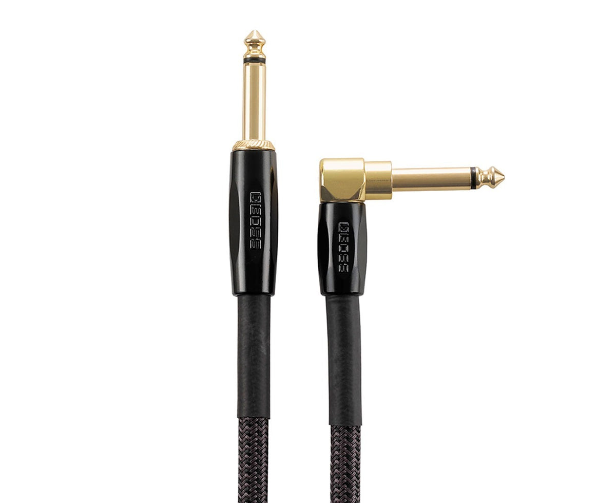 Boss BIC-P10A Premium Straight/Right Angle Instrument Cable - 10ft