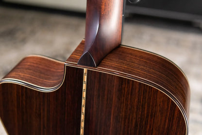 Bourgeios OMCE/DE Soloist Downeast Series Acoustic/Electric Guitar - Thermo-Cured Sitka Spruce/Indian Rosewood with Hardshell Case