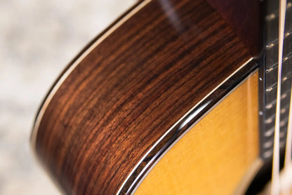 Bourgeios OMCE/DE Soloist Downeast Series Acoustic/Electric Guitar - Thermo-Cured Sitka Spruce/Indian Rosewood with Hardshell Case