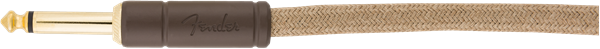Fender  Festival Instrument Cable, Straight/Angle, 18.6', Pure Hemp, Natural