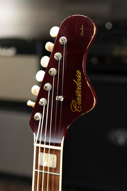 Castedosa #37 Conchers Baritone with La Raza Octave Fuzz Circuit - Aged Cadillac Green Metallic with Hardshell Case - Used