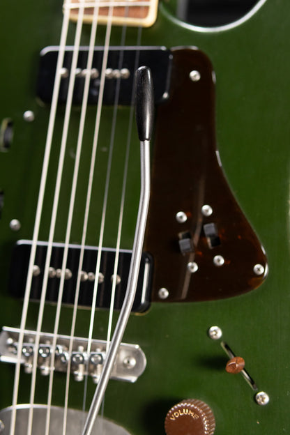 Castedosa #37 Conchers Baritone with La Raza Octave Fuzz Circuit - Aged Cadillac Green Metallic with Hardshell Case - Used
