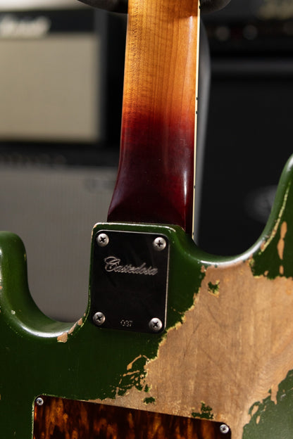 Castedosa #37 Conchers Baritone with La Raza Octave Fuzz Circuit - Aged Cadillac Green Metallic with Hardshell Case - Used