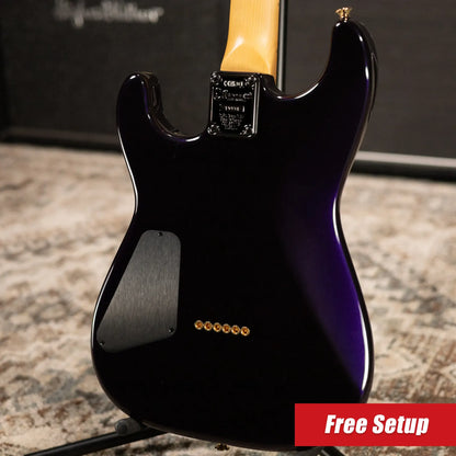 Charvel American Neo-Classic San Dimas SD1 HH HT MPL Electric Guitar - Velvet Midnight with Hardshell Case