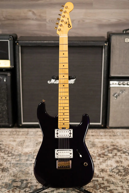 Charvel American Neo-Classic San Dimas SD1 HH HT MPL Electric Guitar - Velvet Midnight with Hardshell Case