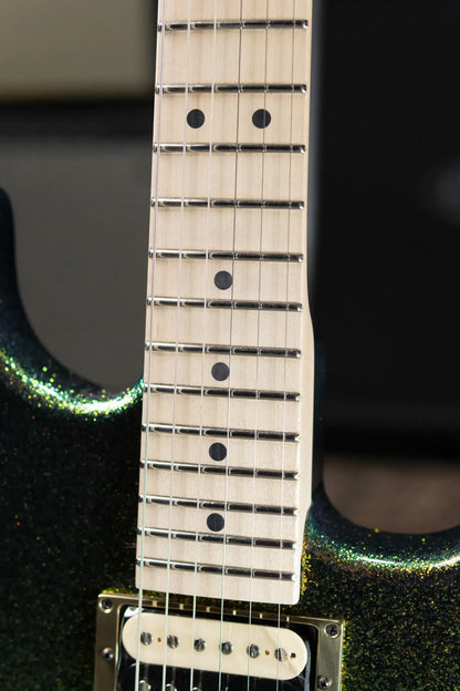 Charvel Custom Shop San Dimas Special Edition 2H FR Electric Guitar - Scarab Sparkle with Hardshell Case