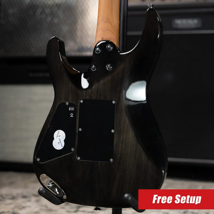 Charvel Pro-Mod Plus Dinky DK24 HH 2PT E QM Electric Guitar - Midnight Ocean with Gig Bag