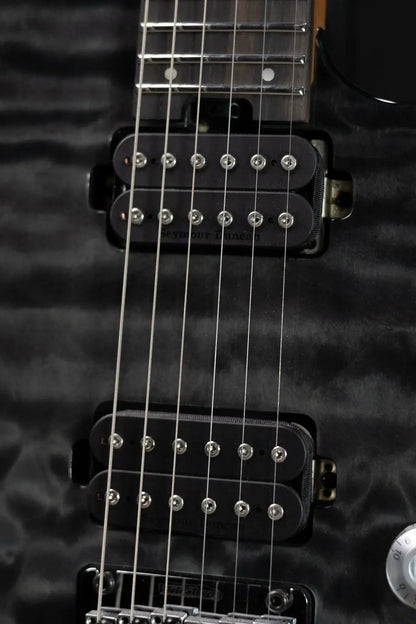 Charvel Pro-Mod Plus Dinky DK24 HH 2PT E QM Electric Guitar - Midnight Ocean with Gig Bag - Demo