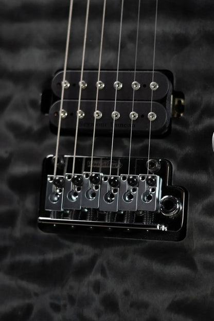 Charvel Pro-Mod Plus Dinky DK24 HH 2PT E QM Electric Guitar - Midnight Ocean with Gig Bag - Demo