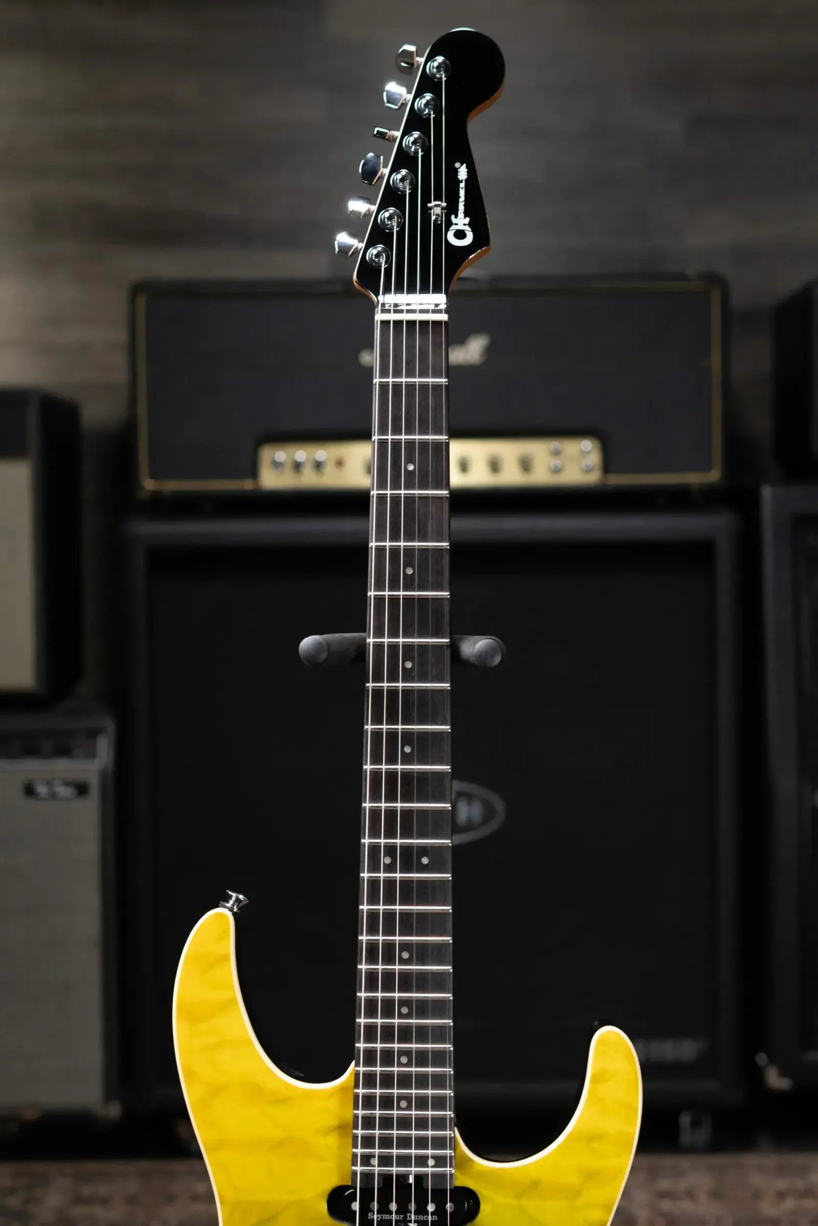 Charvel Pro-Mod Plus Dinky DK24 HSS 2PT QM Electric Guitar - Zombie Fade with Gig Bag
