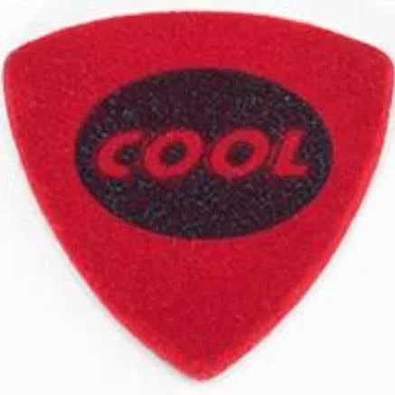 Cool 351 Standard Shape Red Velvet Sand Grip Picks