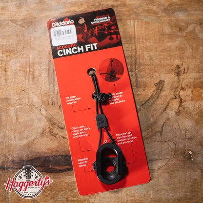 DAddario Cinch Fit Acoustic Jack Lock haggertys 1