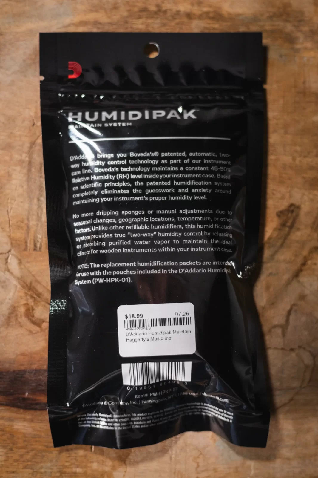DAddario Humidipak Maintain Replacement 3 Pack haggertys 4