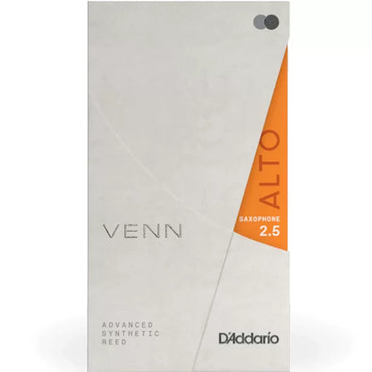 D'Addario Venn Synthetic Alto Sax Reed, G2, Strength 2.5
