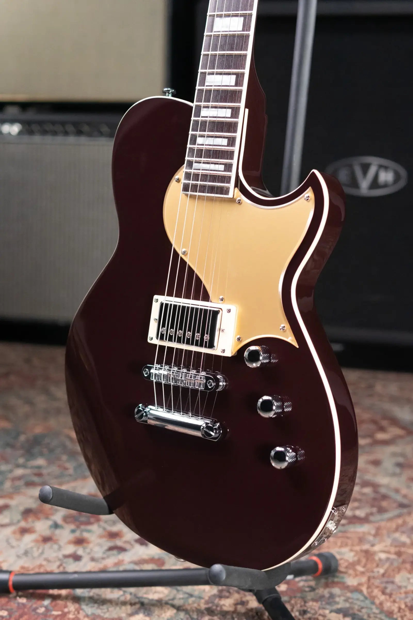 Reverend Roundhouse Jr Electric Guitar Oxblood - Floor Model