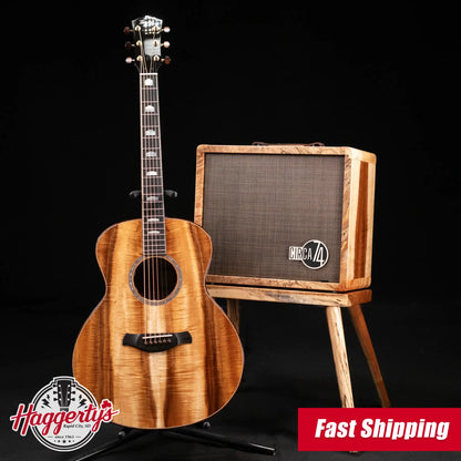 Taylor Custom Gold Label K24e Super Auditorium Acoustic/Electric Guitar - Master Koa with Hardshell Case and Matching Circa 74 Amplifier