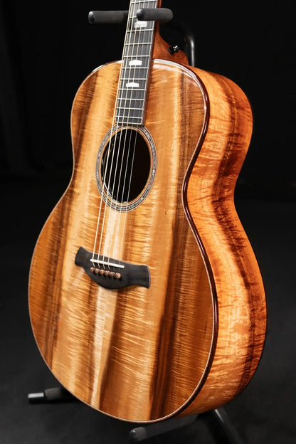 Taylor Custom Gold Label K24e Super Auditorium Acoustic/Electric Guitar - Master Koa with Hardshell Case and Matching Circa 74 Amplifier